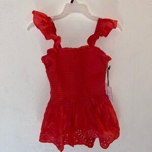 NWT women’s size small Japna orange shirt T22